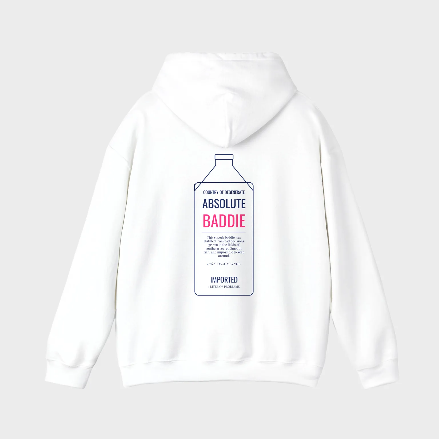Absolute Baddie — full back print