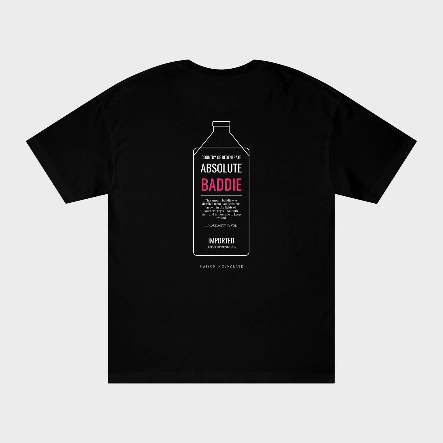 Absolute Baddie — full back print