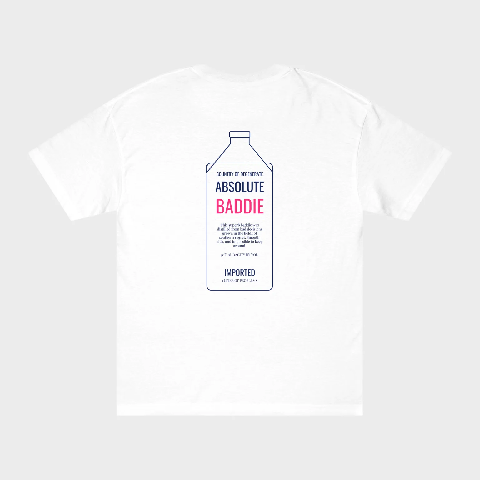 Absolute Baddie — full back print