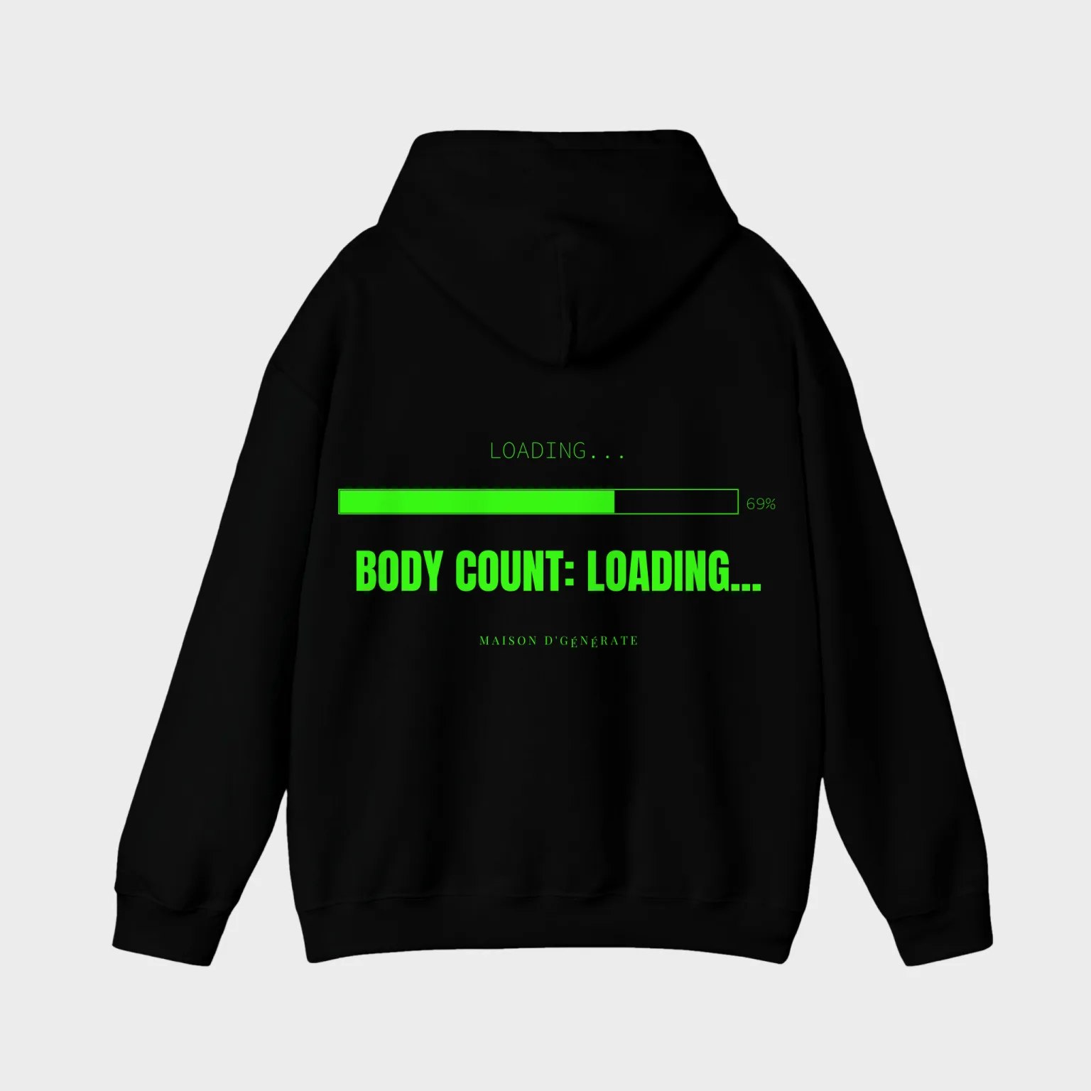 Body Count: Loading... — full back print