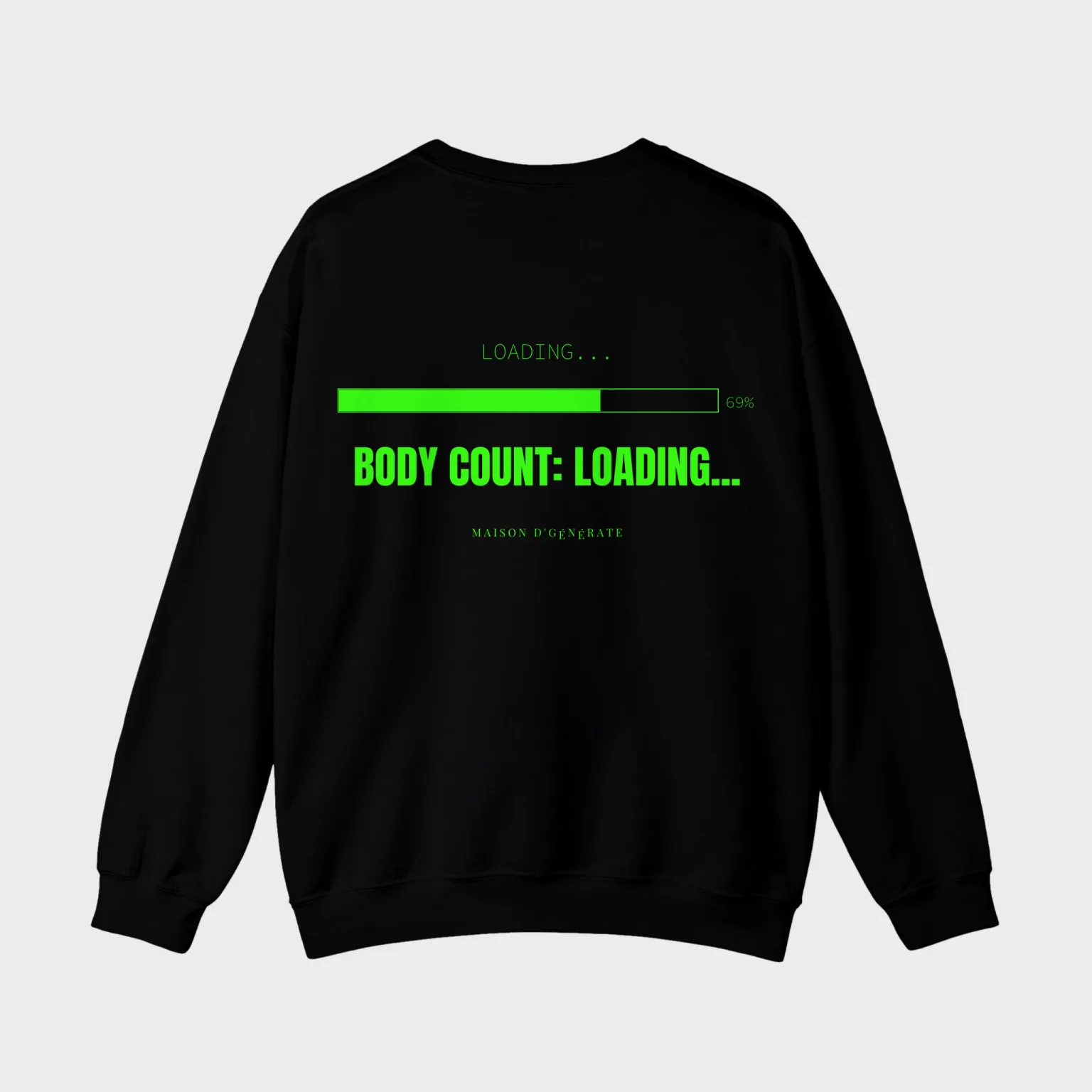 Body Count: Loading... — full back print