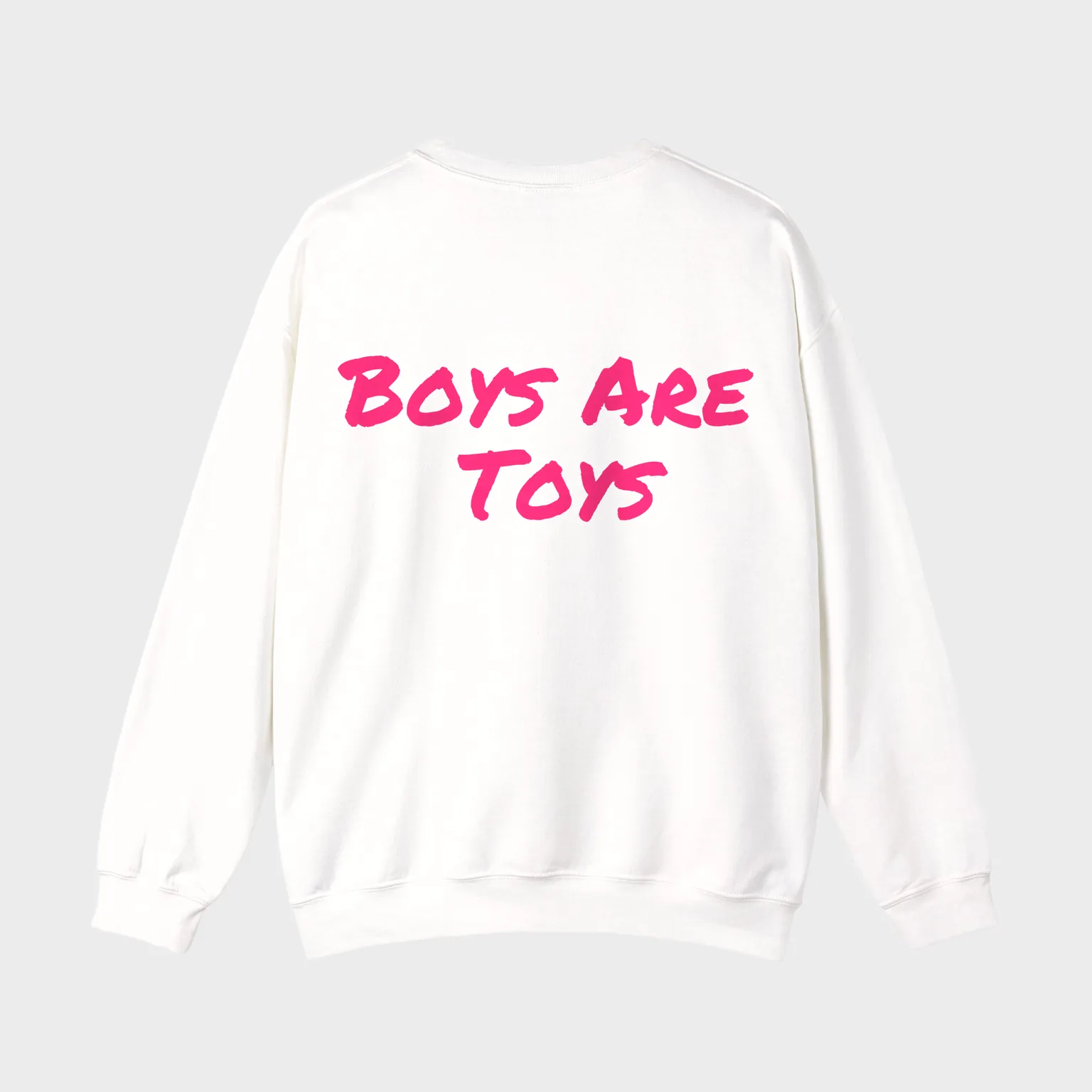 Boys Are Toys — full back print