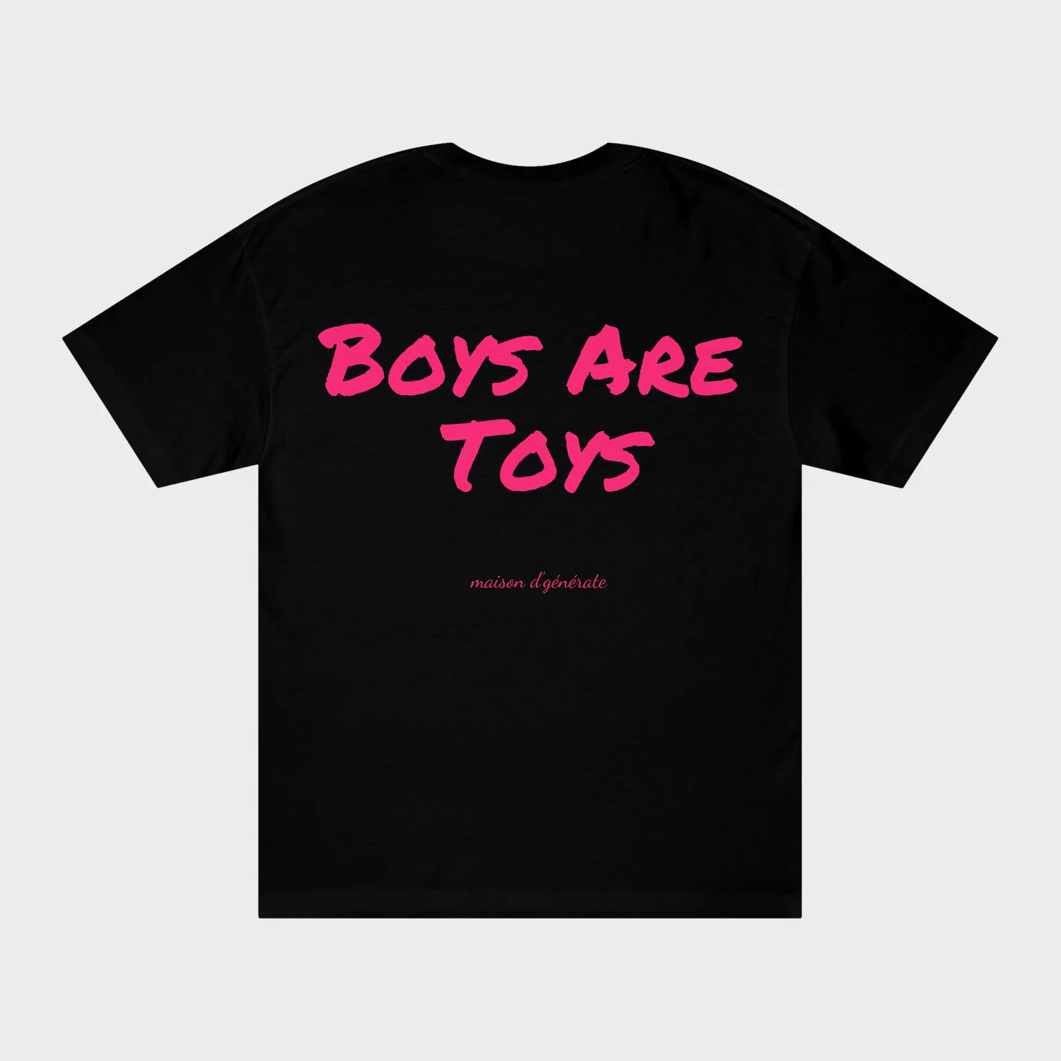 Boys Are Toys — full back print