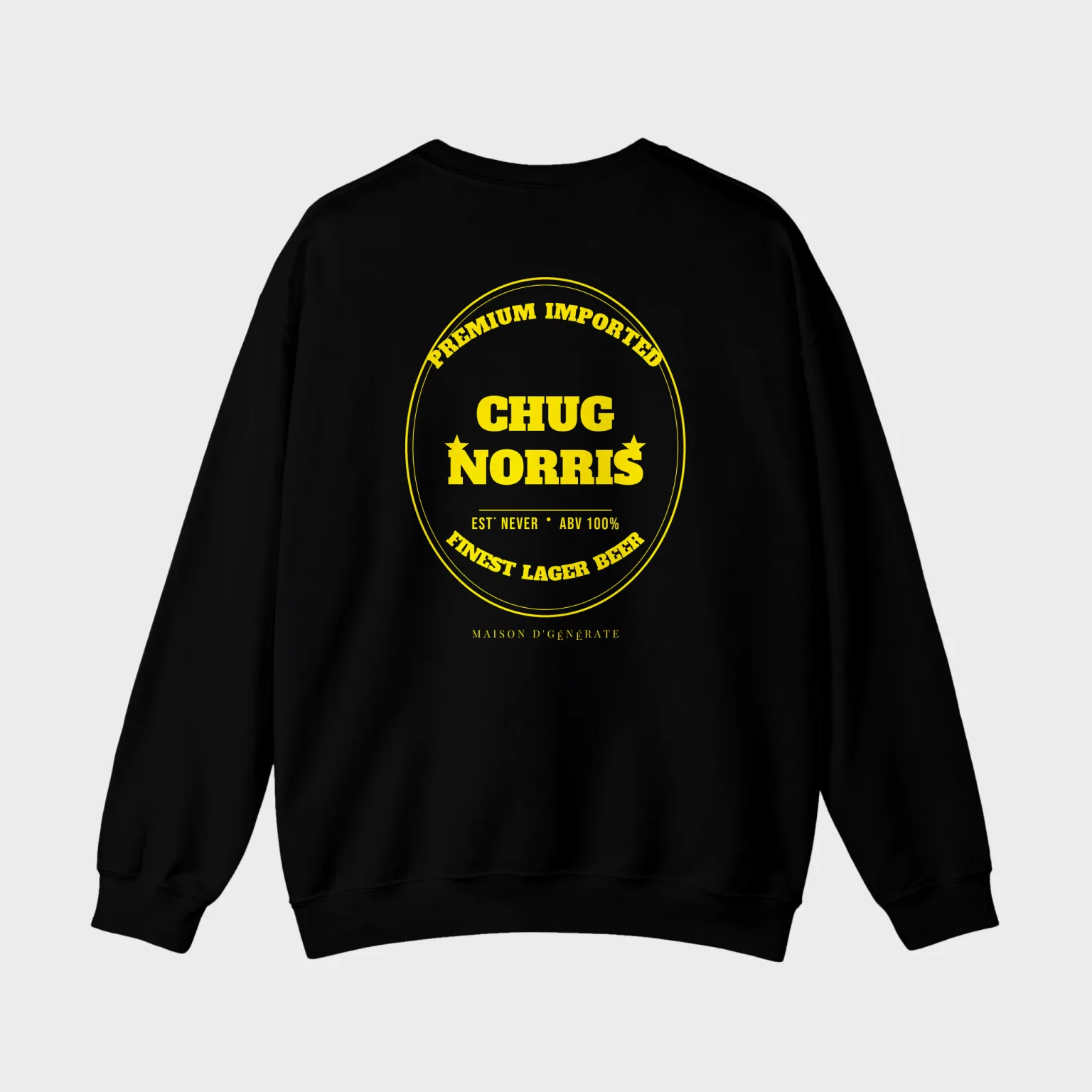 Chug Norris — full back print