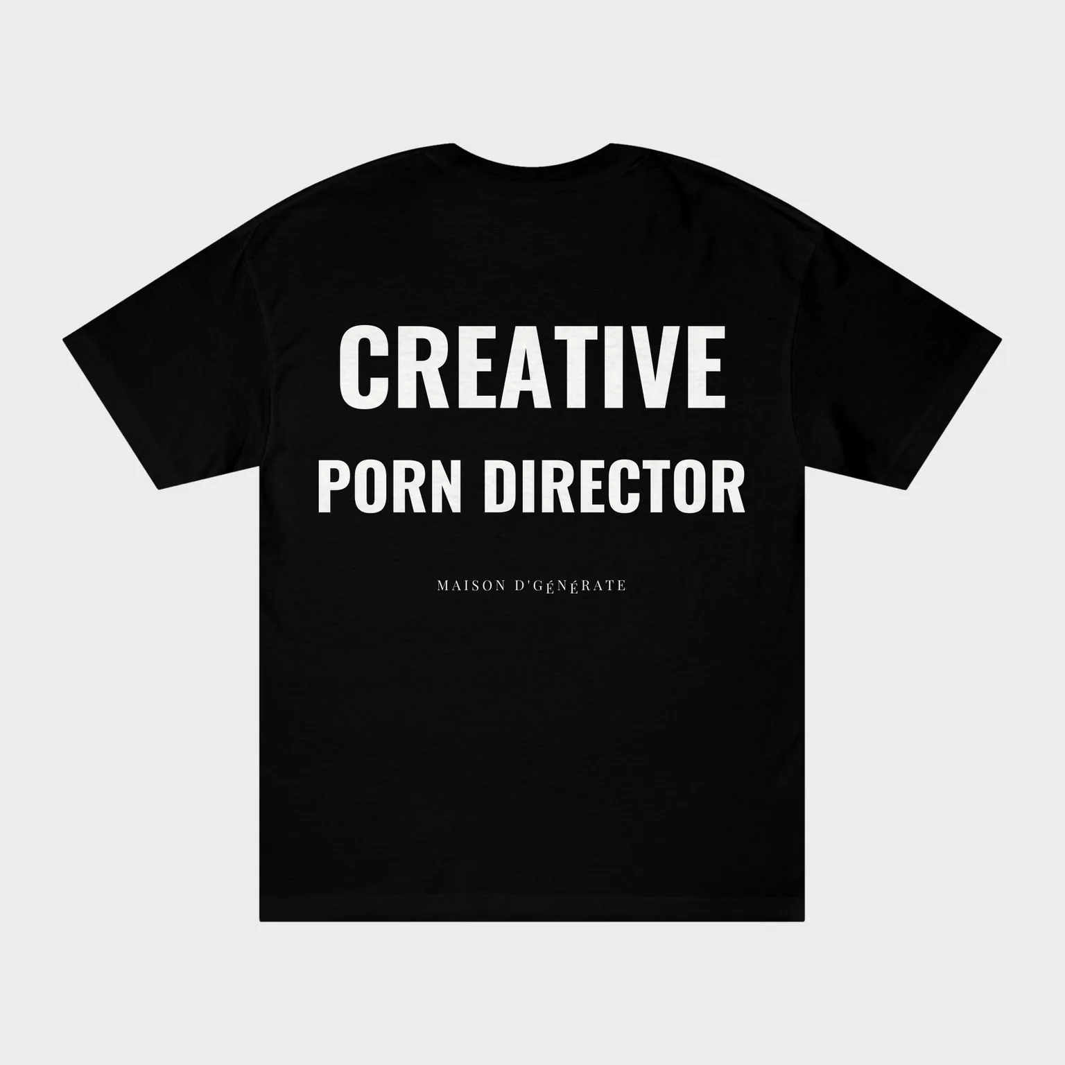 Creative Porn Director — full back print