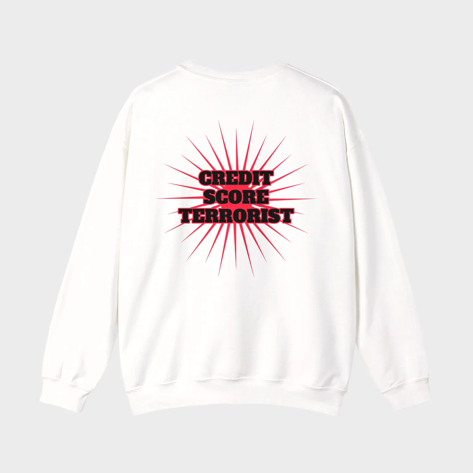 Credit Score Terrorist — full back print