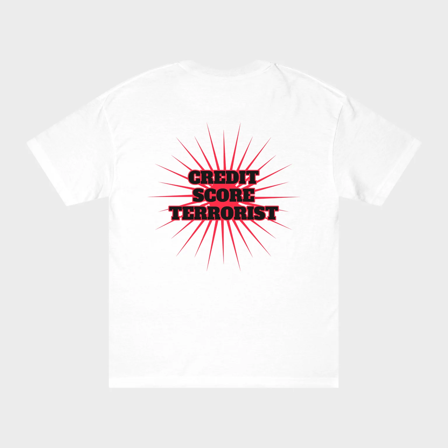 Credit Score Terrorist — full back print
