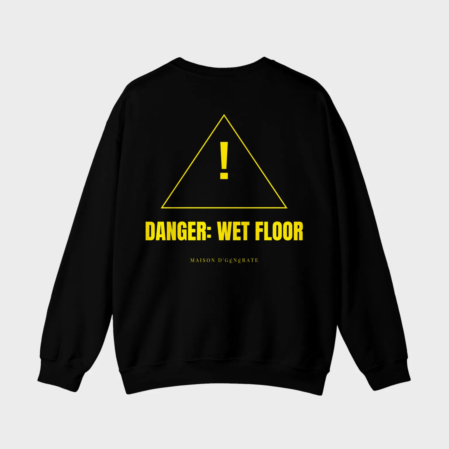 Danger: Wet Floor — full back print