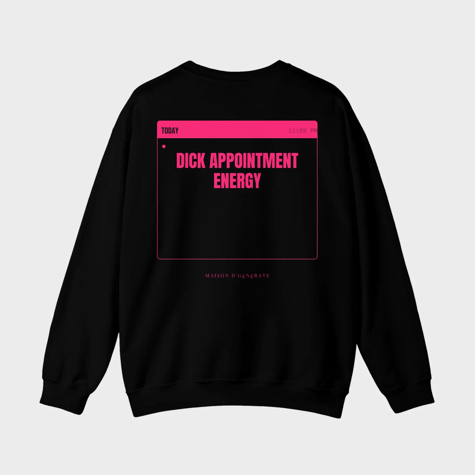 Dick Appointment Energy — full back print