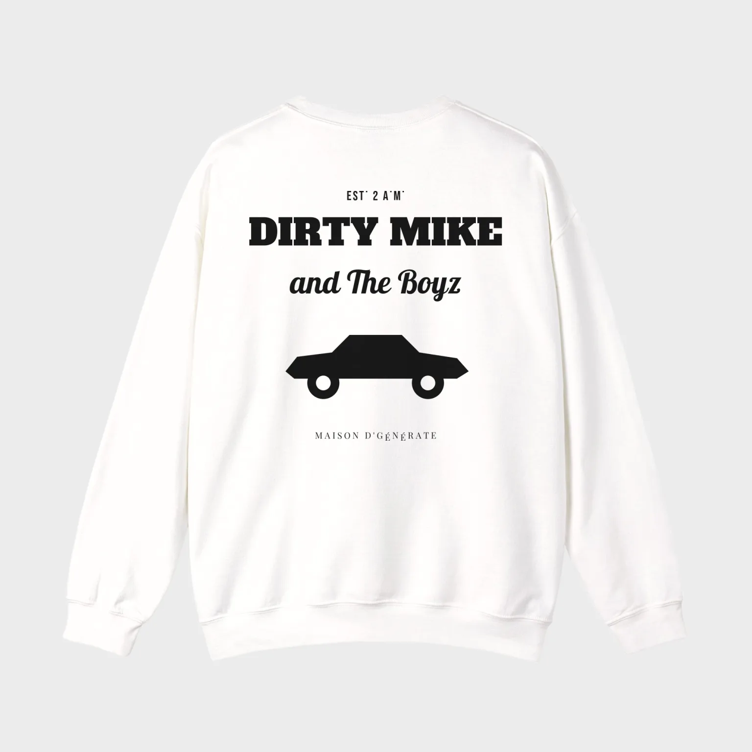Dirty Mike and The Boyz — full back print