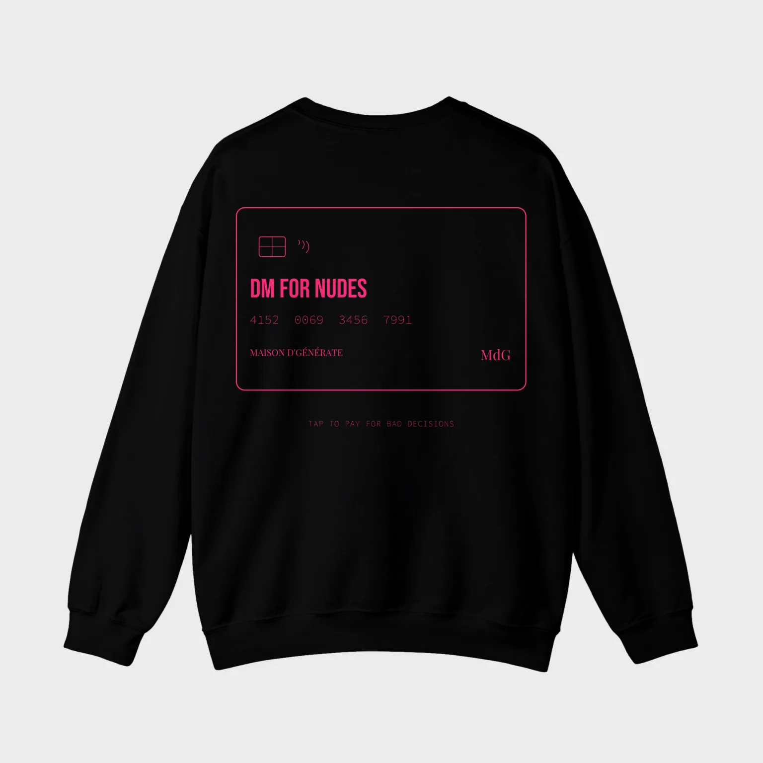 DM for Nudes — full back print