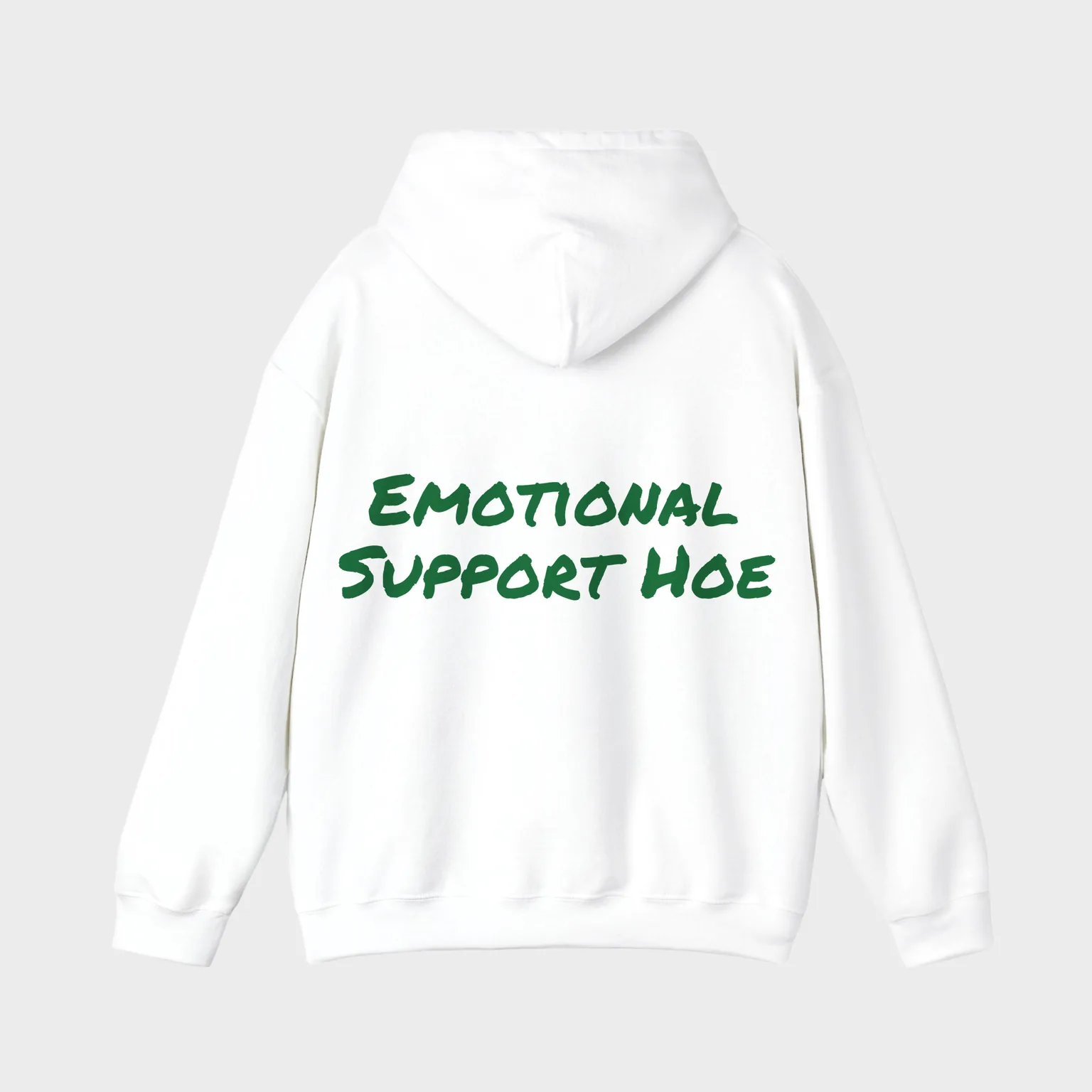Emotional Support Hoe — full back print