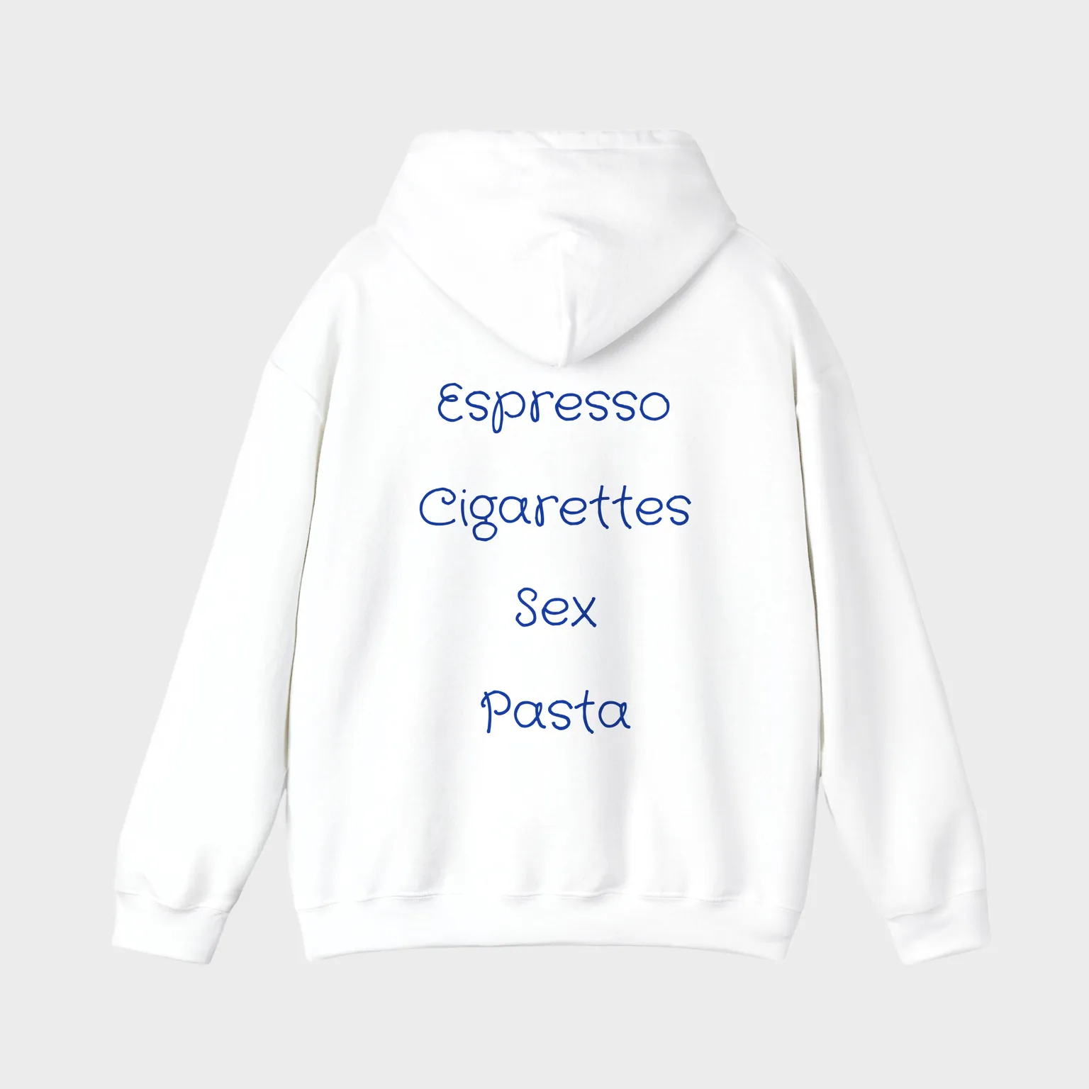 Espresso Cigarettes Sex Pasta — full back print