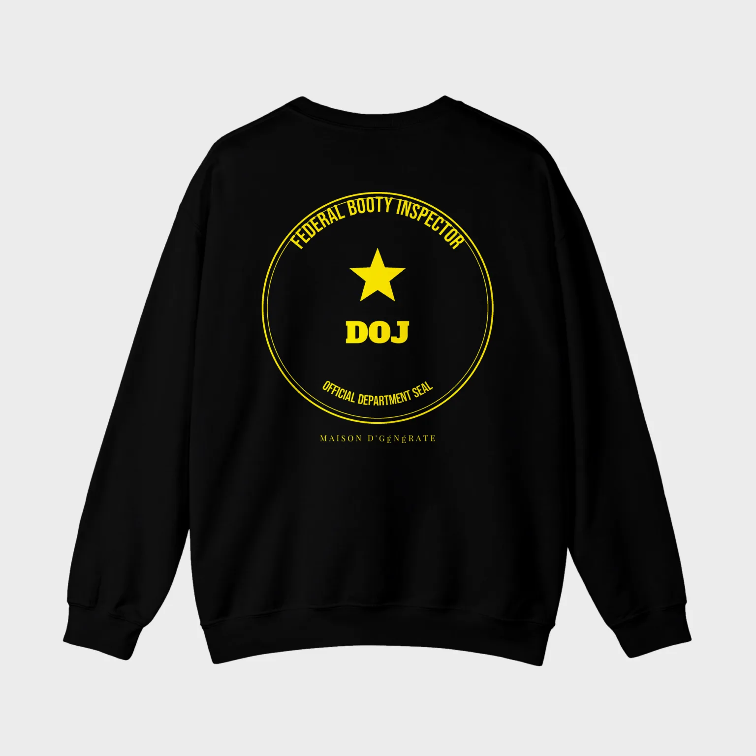 Federal Booty Inspector — full back print