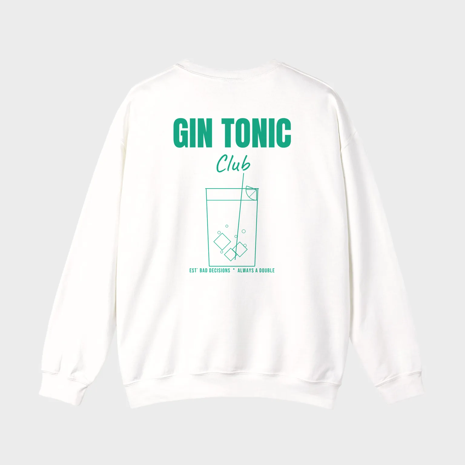 Gin Tonic Club — full back print
