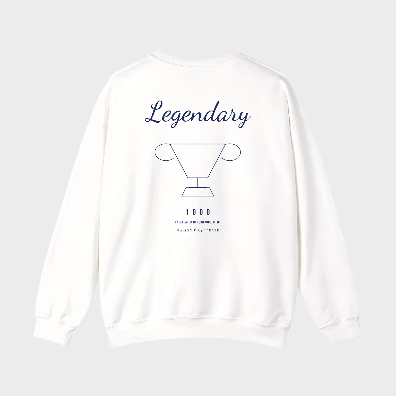Legendary 1999 — full back print