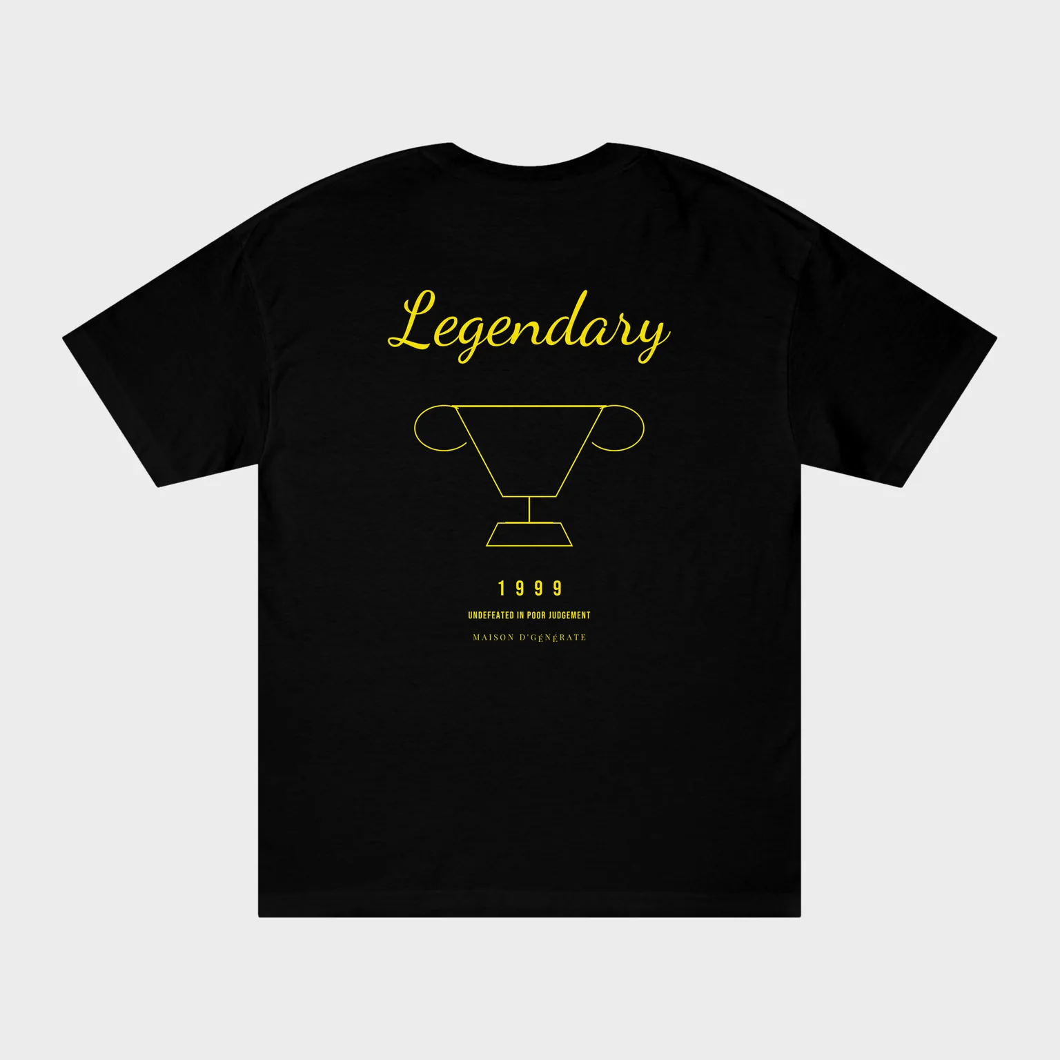 Legendary 1999 — full back print