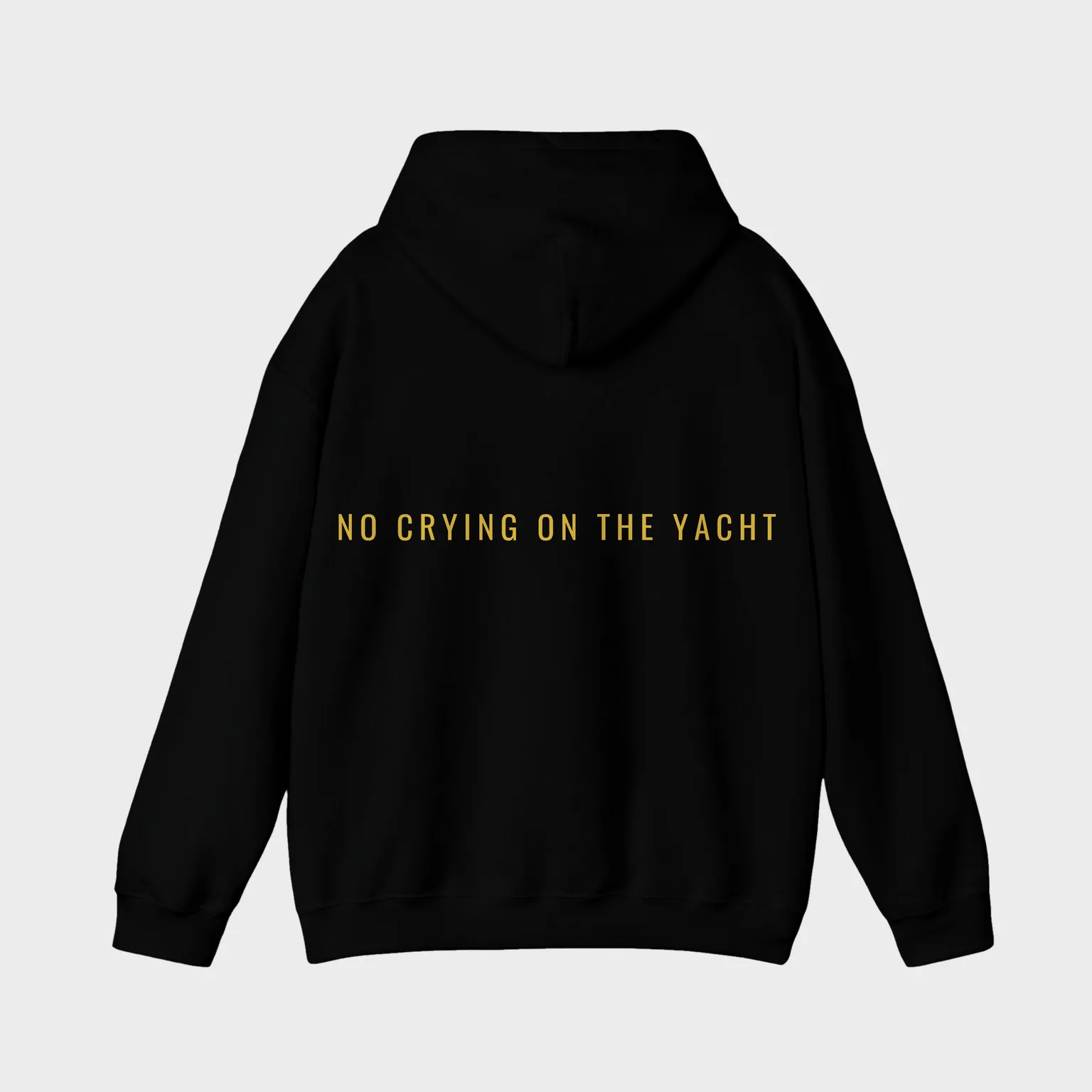 No Crying on the Yacht — full back print