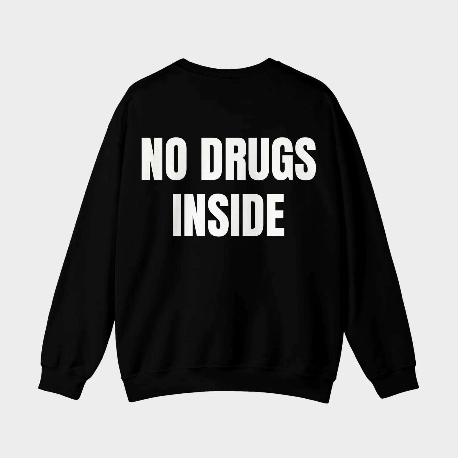 No Drugs Inside — full back print