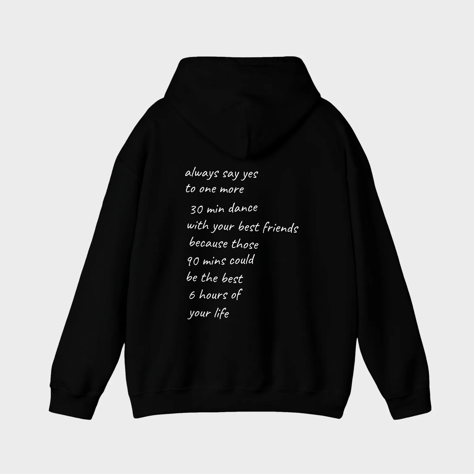One More Dance — full back print