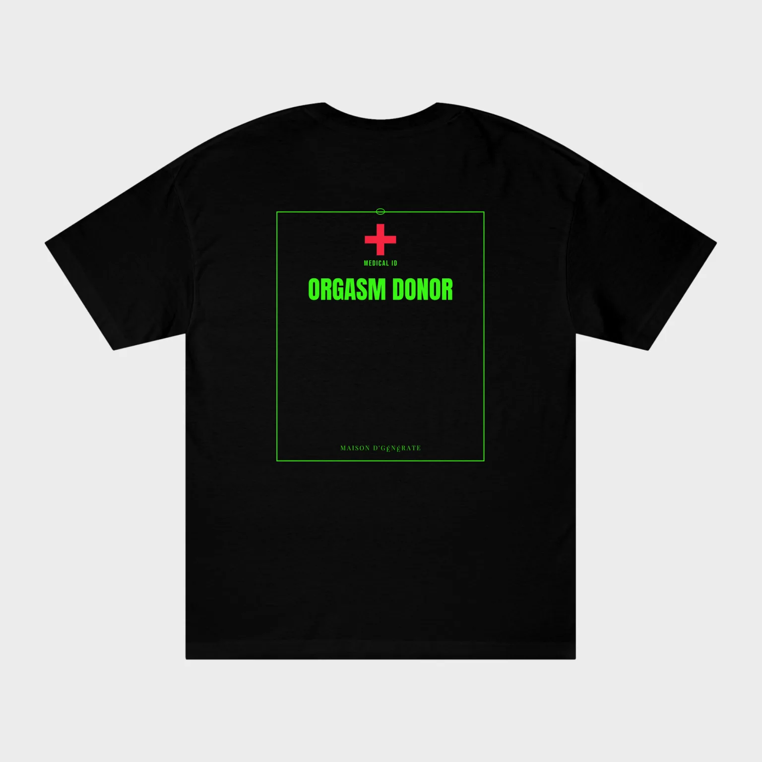 Orgasm Donor — full back print