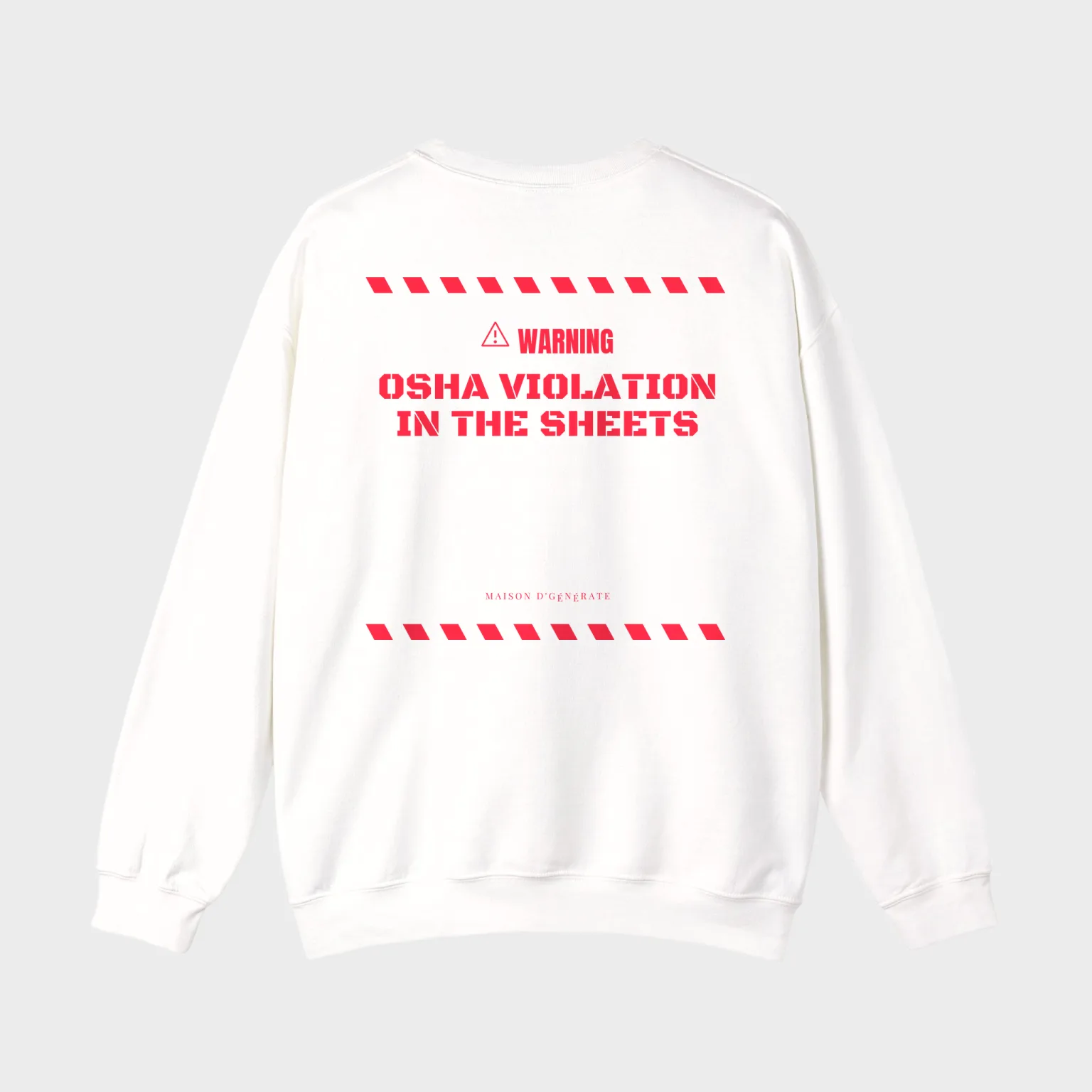 OSHA Violation in the Sheets — full back print