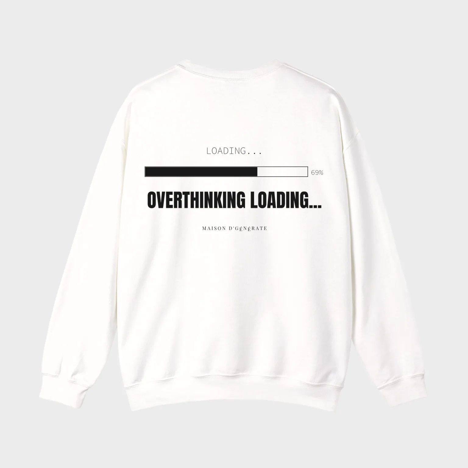 Overthinking Loading... — full back print