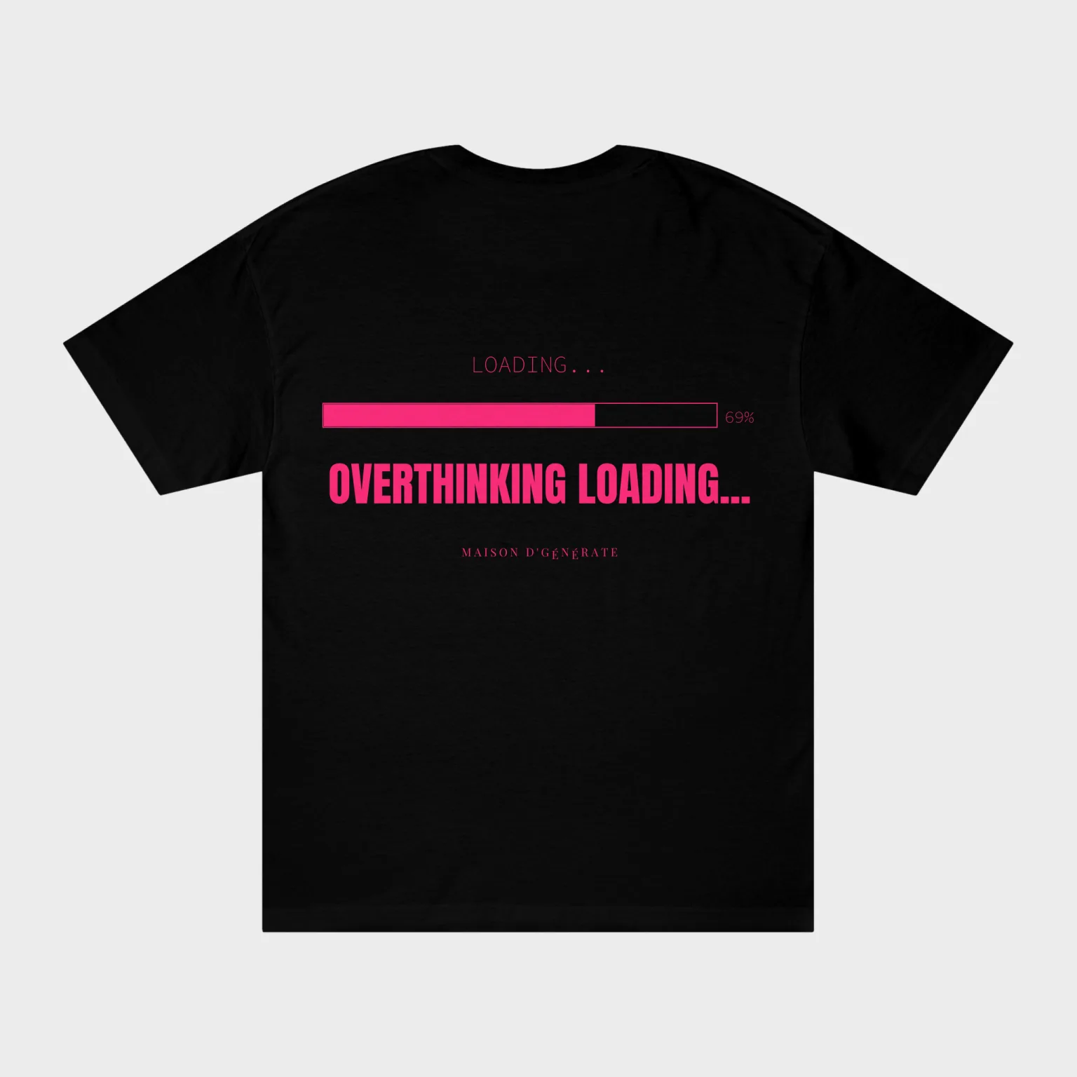 Overthinking Loading... — full back print