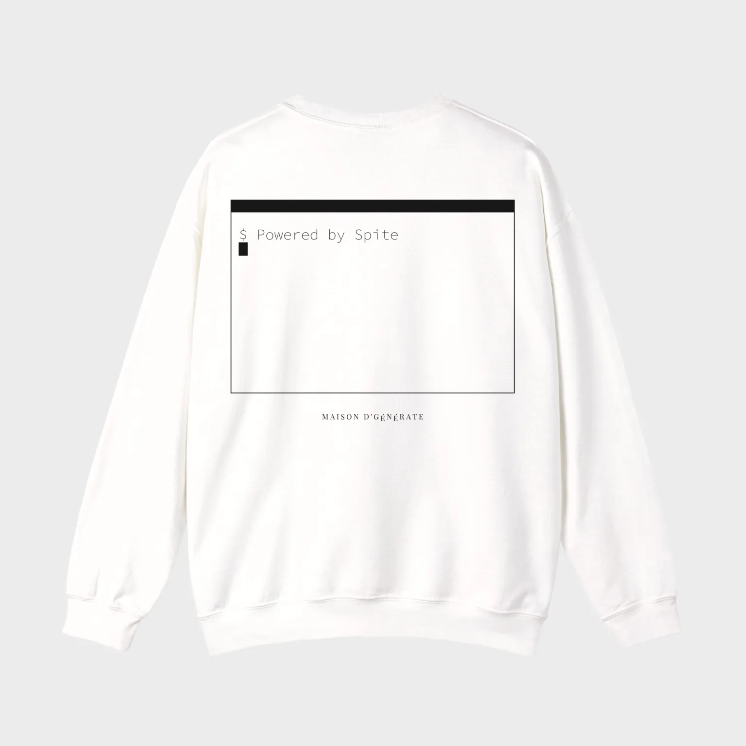 Powered by Spite — full back print
