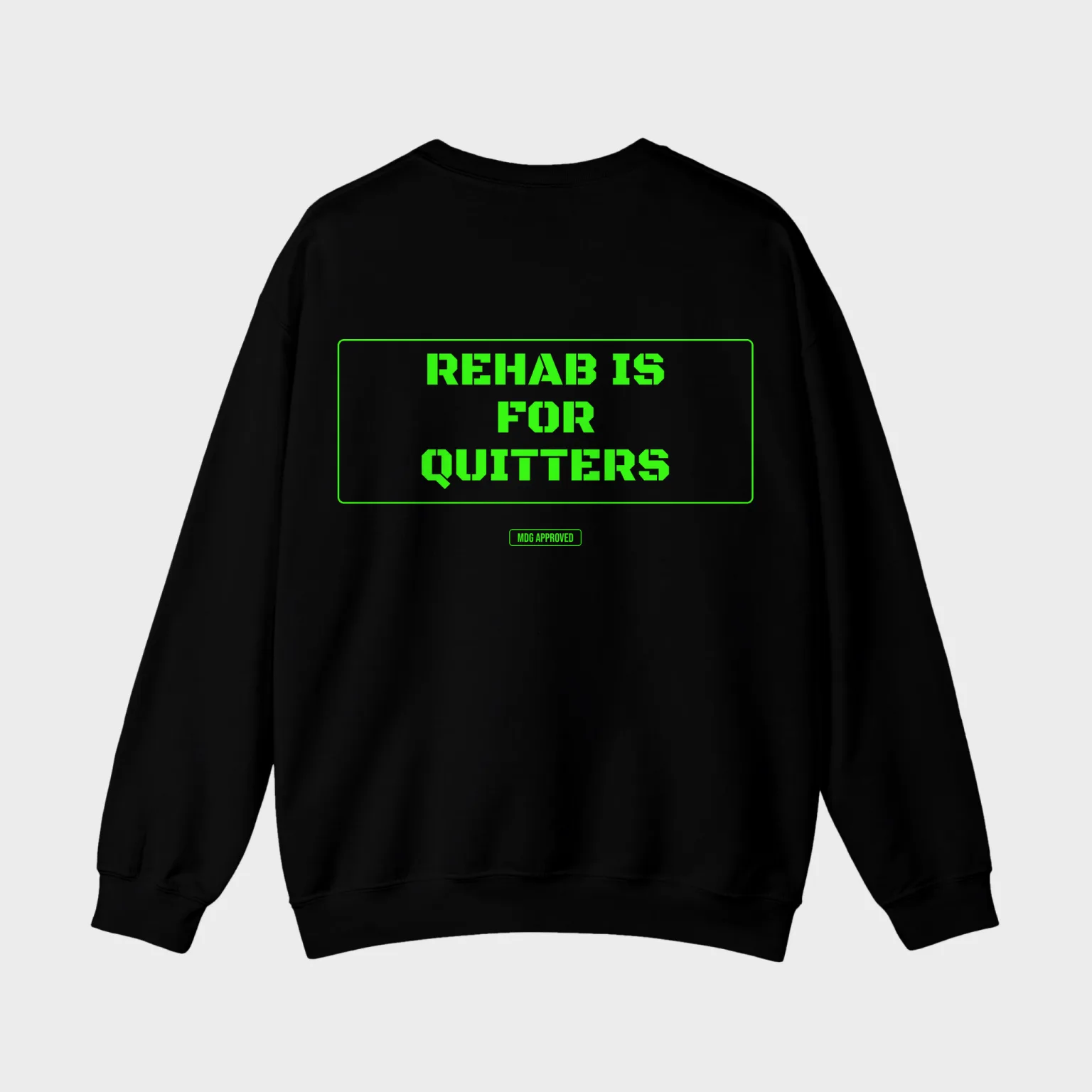 Rehab Is For Quitters — full back print