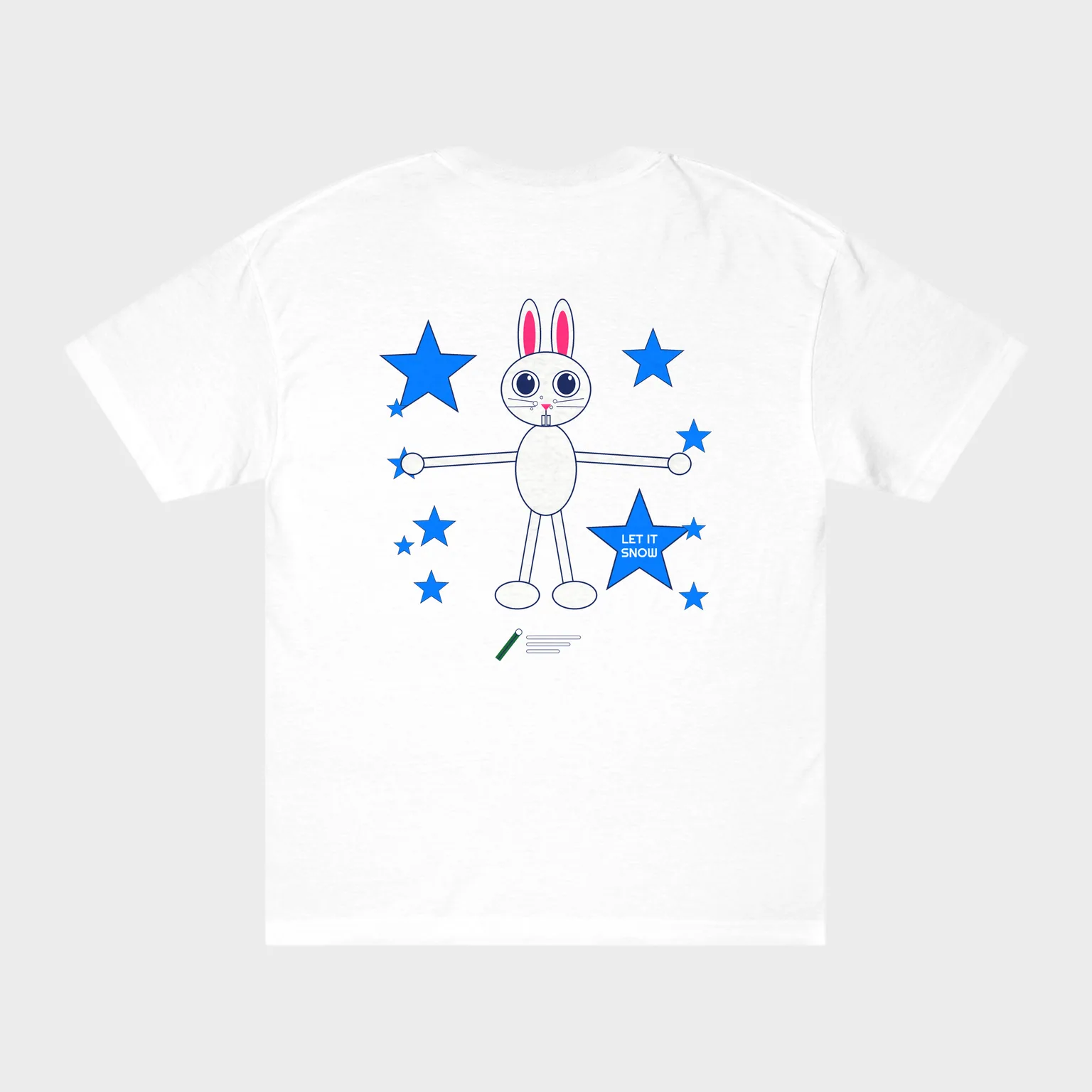 Snow Bunny, Let It Snow — full back print