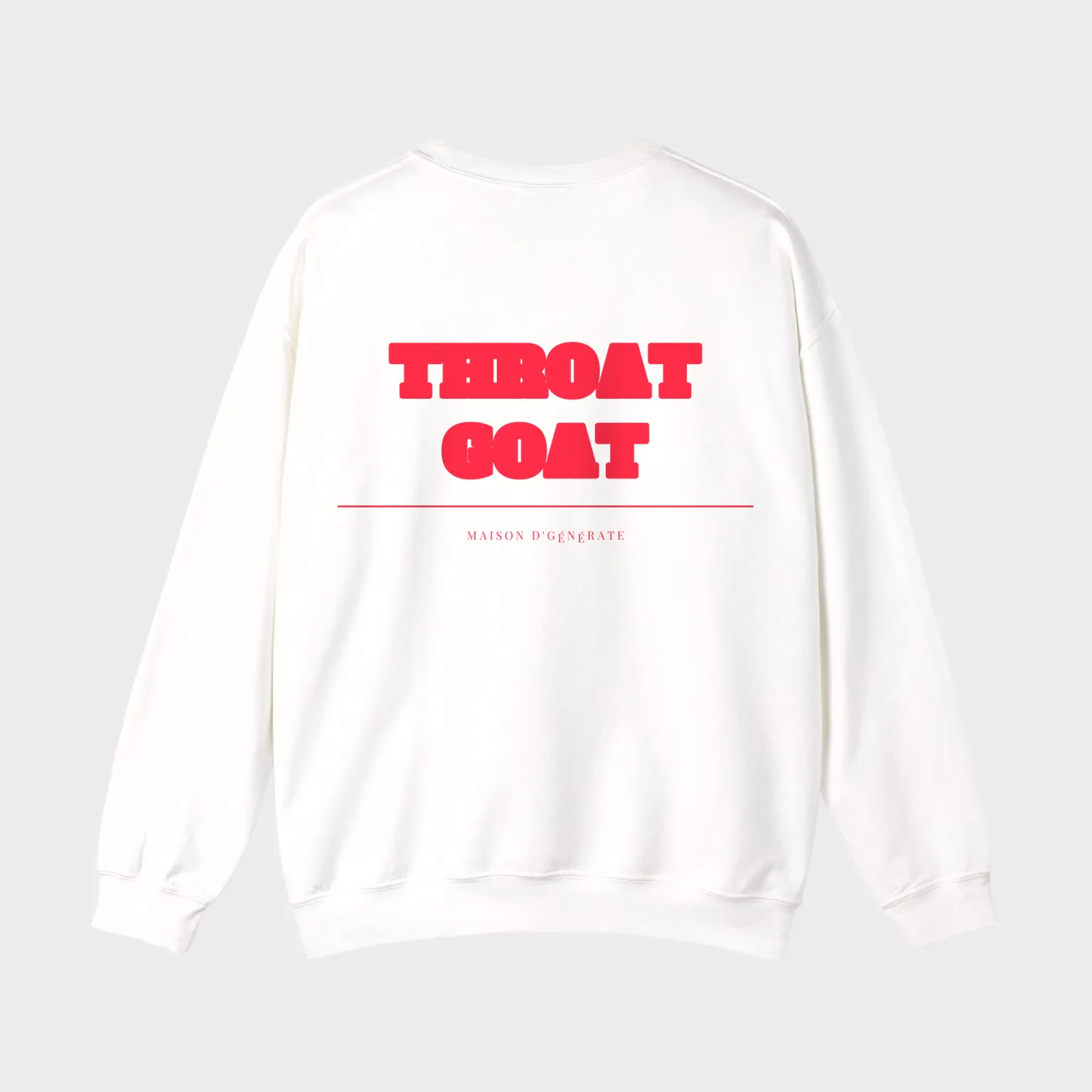Throat GOAT — full back print