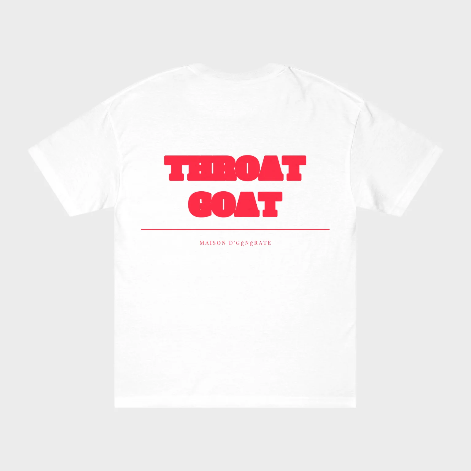 Throat GOAT — full back print