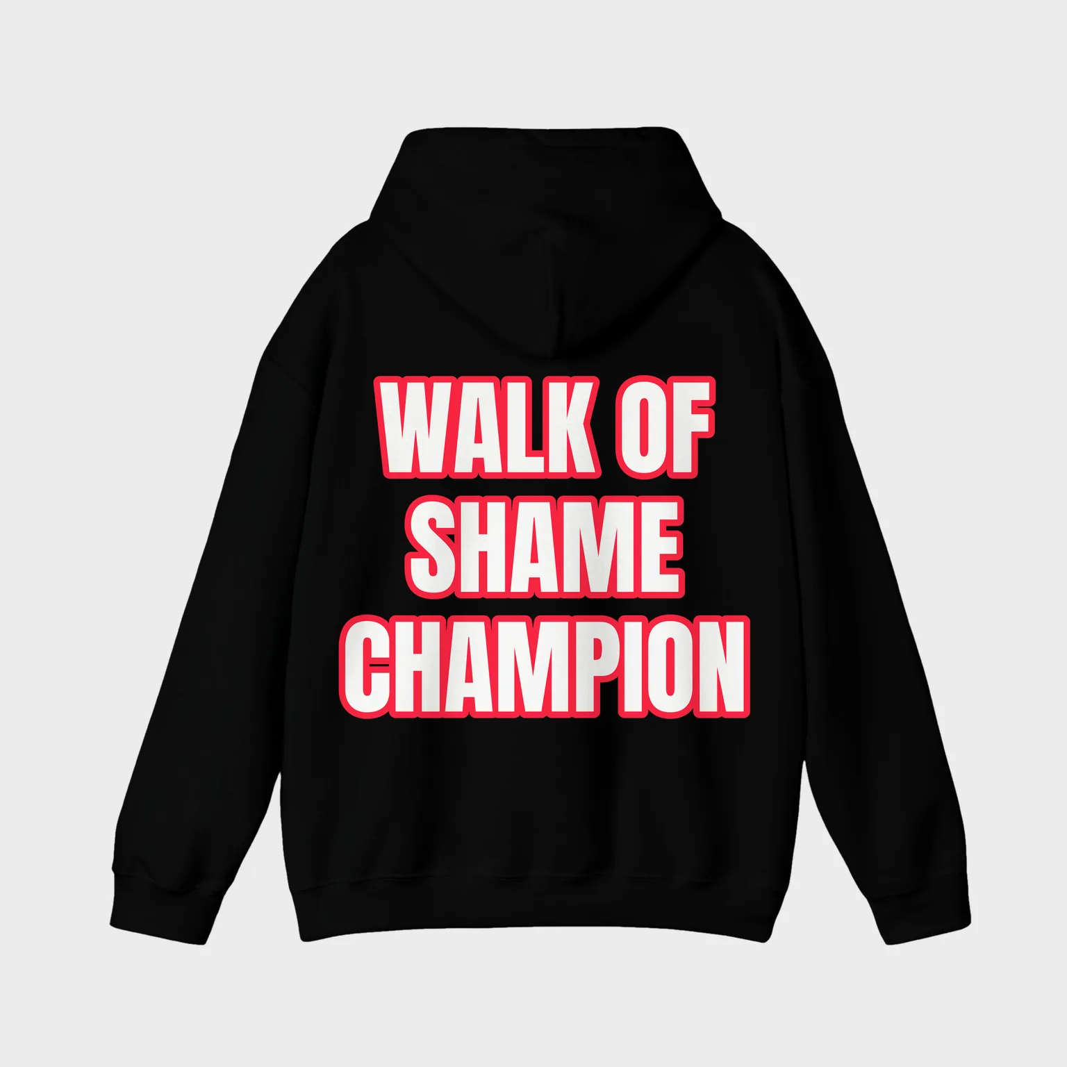Walk of Shame Champion — full back print