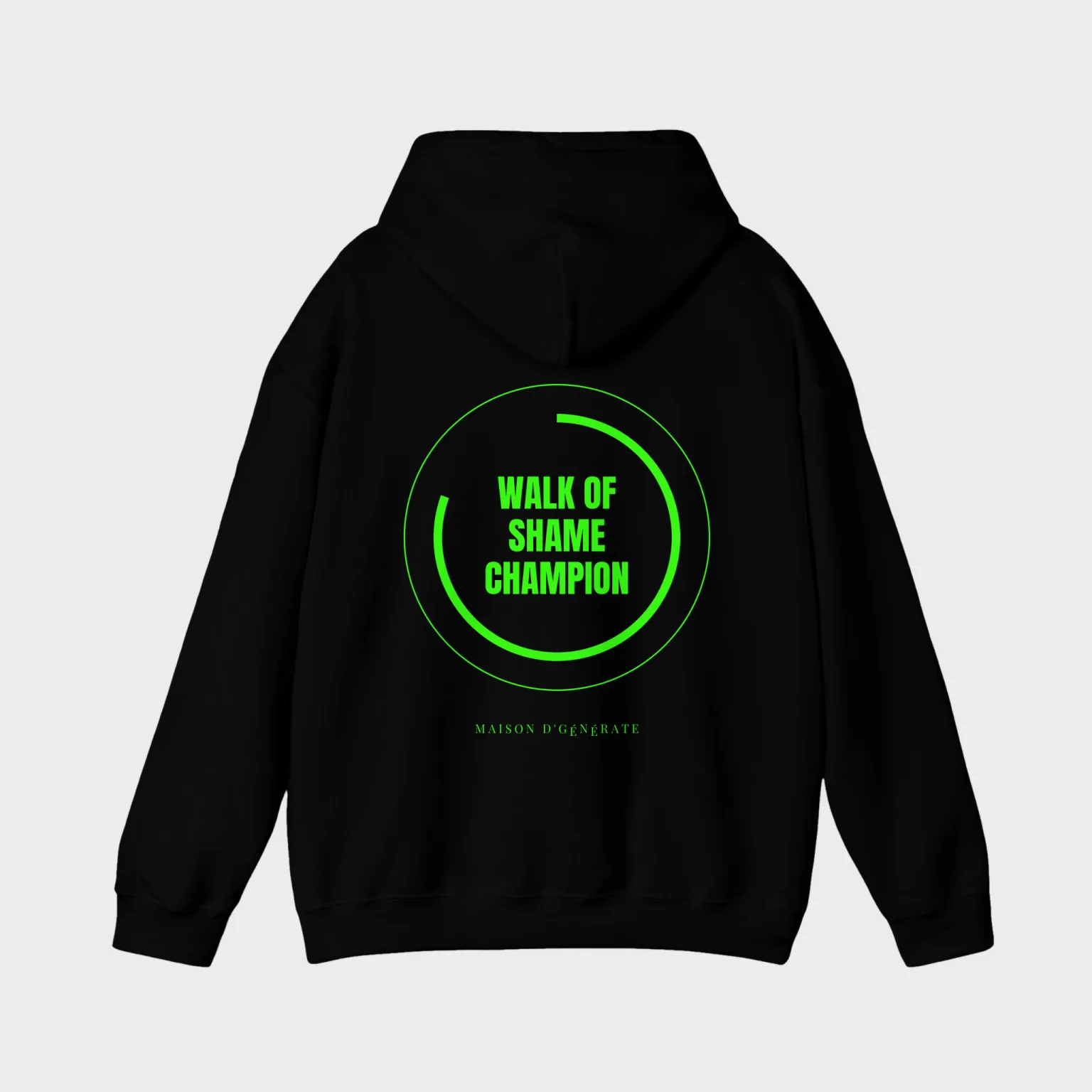 Walk of Shame Champion — full back print