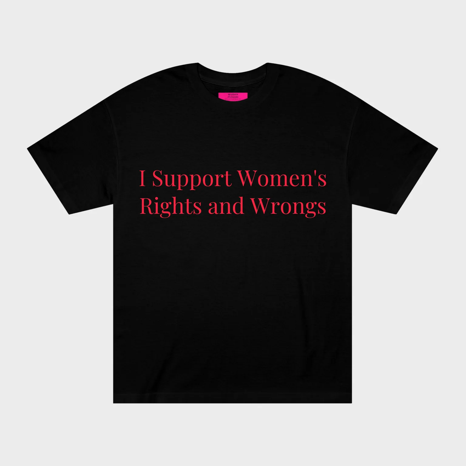 I Support Women's Rights and Wrongs — front